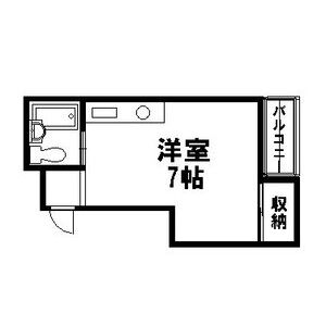 ワンルーム 間取り図