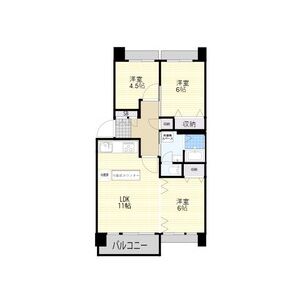 3LDK 間取り図