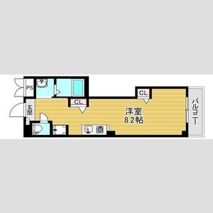 ワンルーム 間取り図