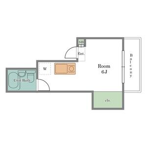 ワンルーム 間取り図
