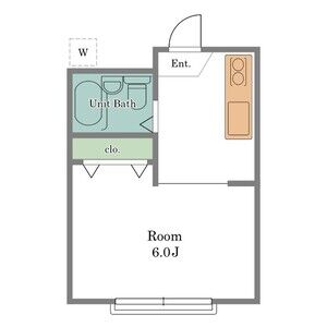 ワンルーム 間取り図