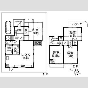 4LDK 間取り図