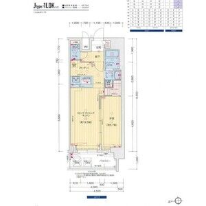 1DK 間取り図