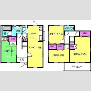 4LDK 間取り図