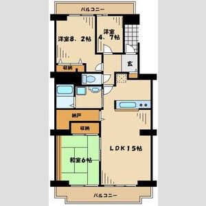 3LDK 間取り図