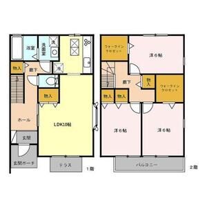 3LDK 間取り図