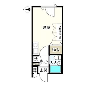 ワンルーム 間取り図
