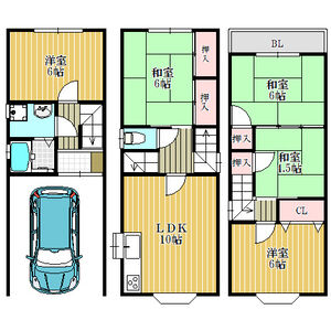 5LDK 間取り図