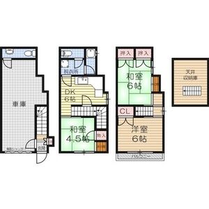 3DK 間取り図