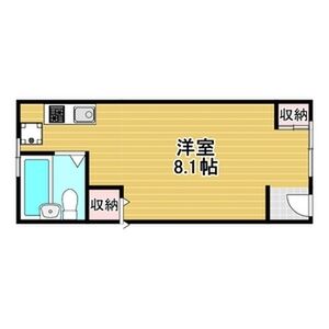 ワンルーム 間取り図