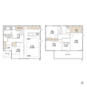4LDK 間取り図