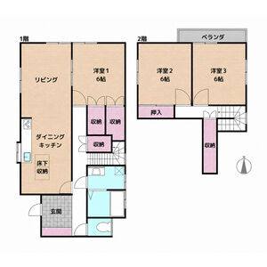 3LDK 間取り図