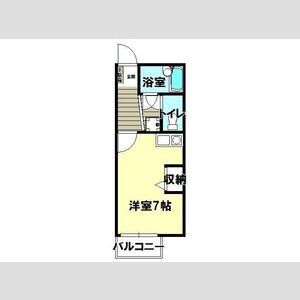 ワンルーム 間取り図