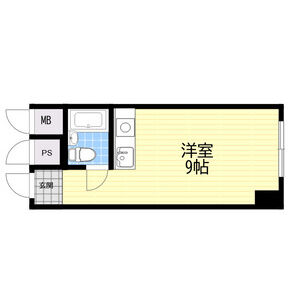 ワンルーム 間取り図