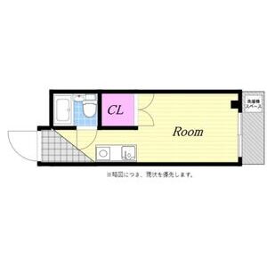 ワンルーム 間取り図