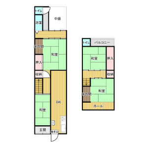 3DK 間取り図