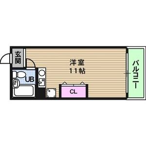 ワンルーム 間取り図