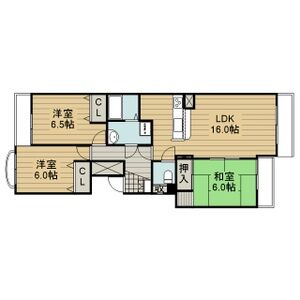 3LDK 間取り図