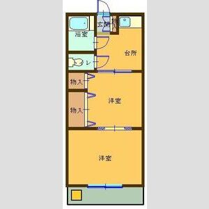 2K 間取り図