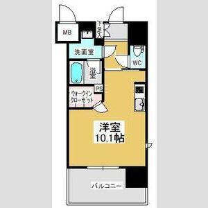 ワンルーム 間取り図