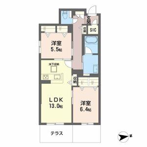 3LDK 間取り図