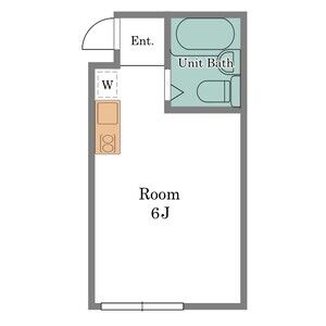 ワンルーム 間取り図