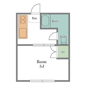 ワンルーム 間取り図
