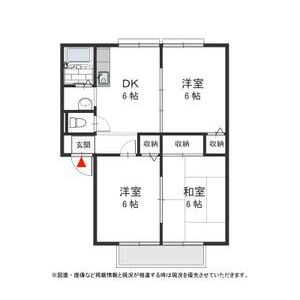 3DK 間取り図