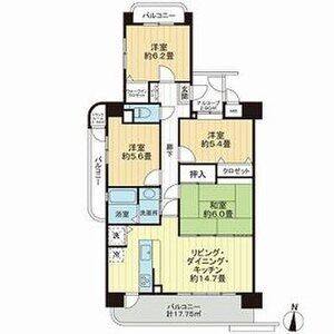 4LDK 間取り図