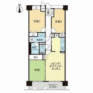 3LDK 間取り図