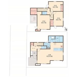 3LDK 間取り図