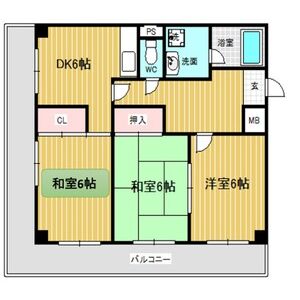 3LDK 間取り図