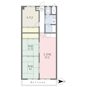 3LDK 間取り図