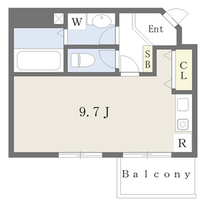 ワンルーム 間取り図