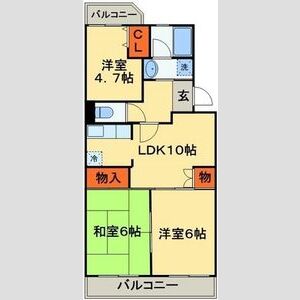 3LDK 間取り図