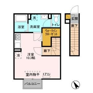 ワンルーム 間取り図