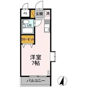 ワンルーム 間取り図