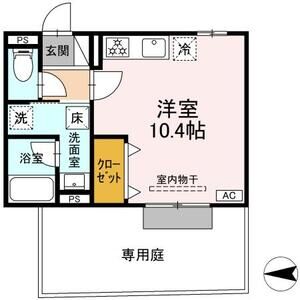 ワンルーム 間取り図