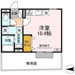 ワンルーム 間取り図