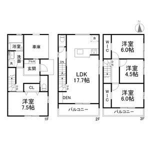 4LDK 間取り図