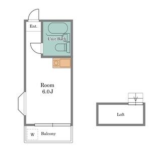 ワンルーム 間取り図