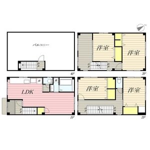 4LDK 間取り図