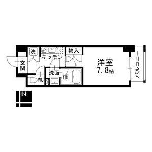 ワンルーム 間取り図