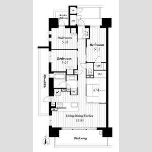 4LDK 間取り図