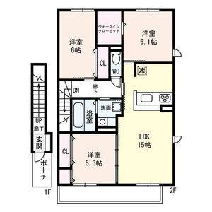 3LDK 間取り図