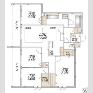 4LDK 間取り図