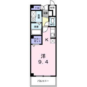 ワンルーム 間取り図