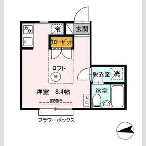 ワンルーム 間取り図