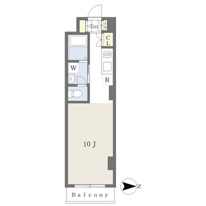 ワンルーム 間取り図