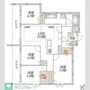 4LDK 間取り図